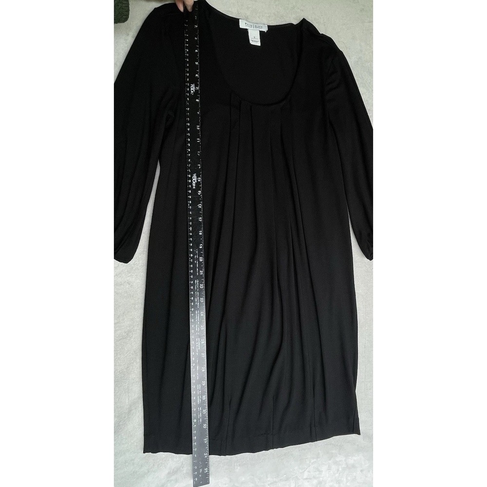 White House Black Market Dress Womens S Black Romantic Dark Feminine Office Work - Picture 4 of 7